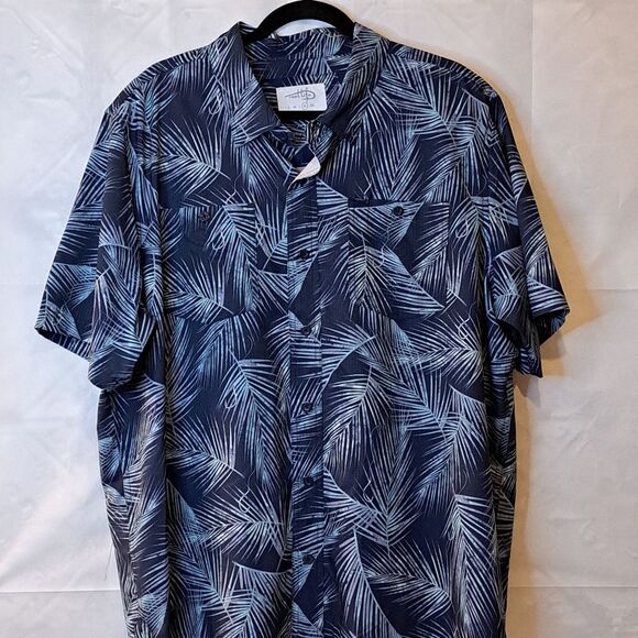 Reel Life Polo Button Down Shirt Comfort Performance Fishing Beach Ultra Soft XL - Picture 10 of 10